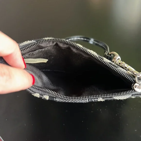 Coach black and grey wristlet - Picture 3 of 3